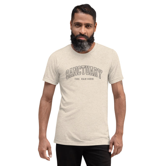 The Walking Dead Saviors Collegiate Adult Tri-Blend T-Shirt-2