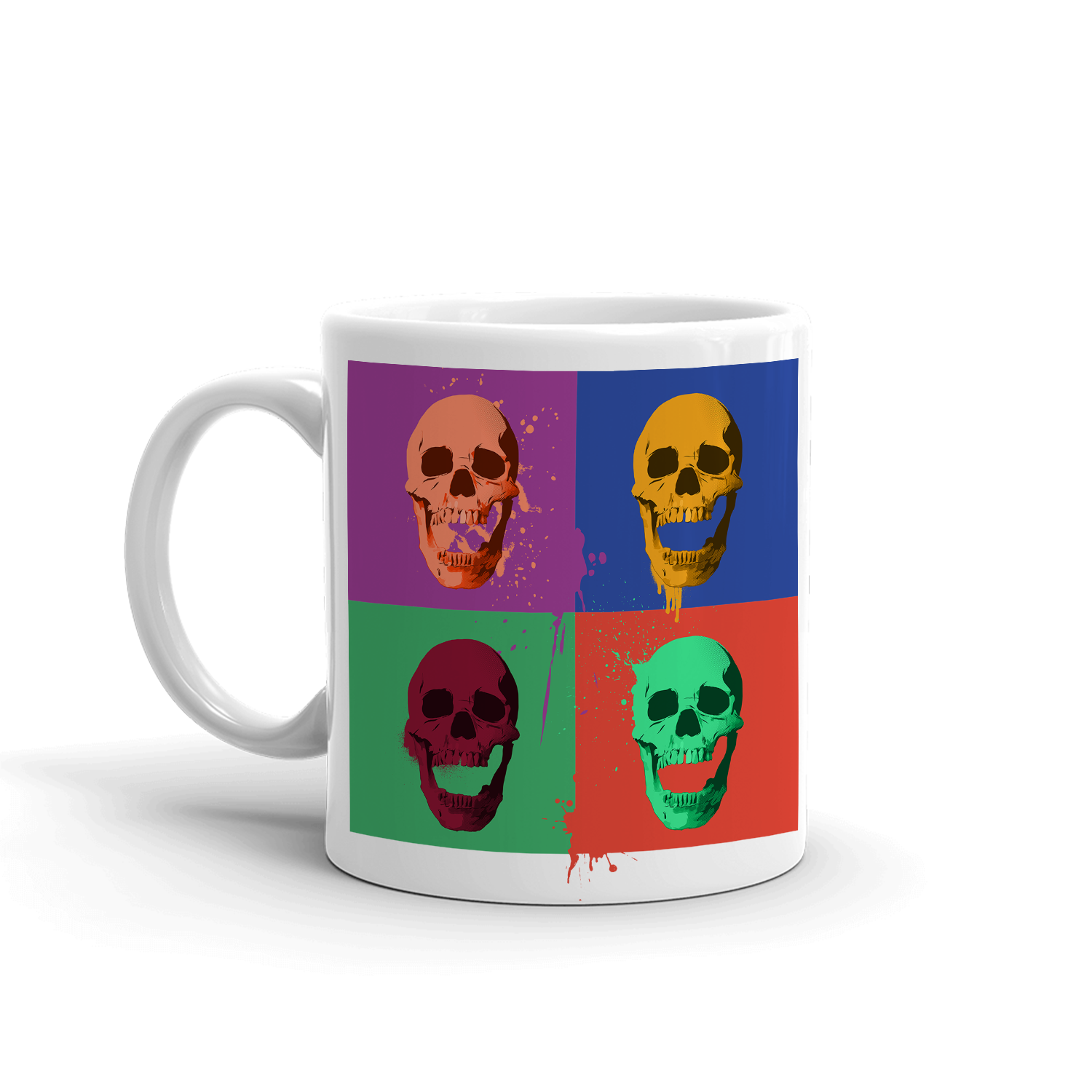 The Walking Dead Skull Pop White Mug