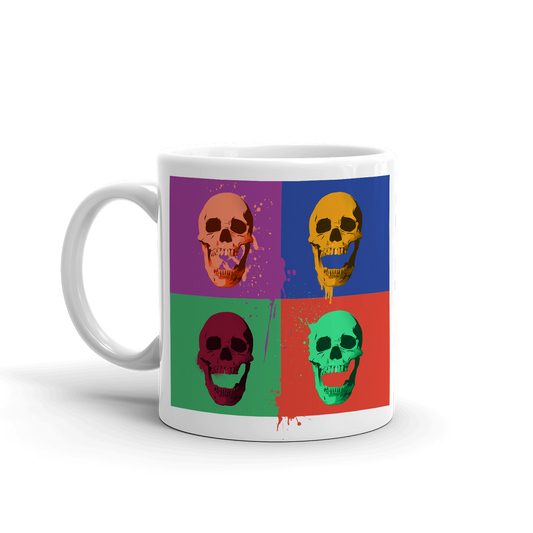 The Walking Dead Skull Pop White Mug-0
