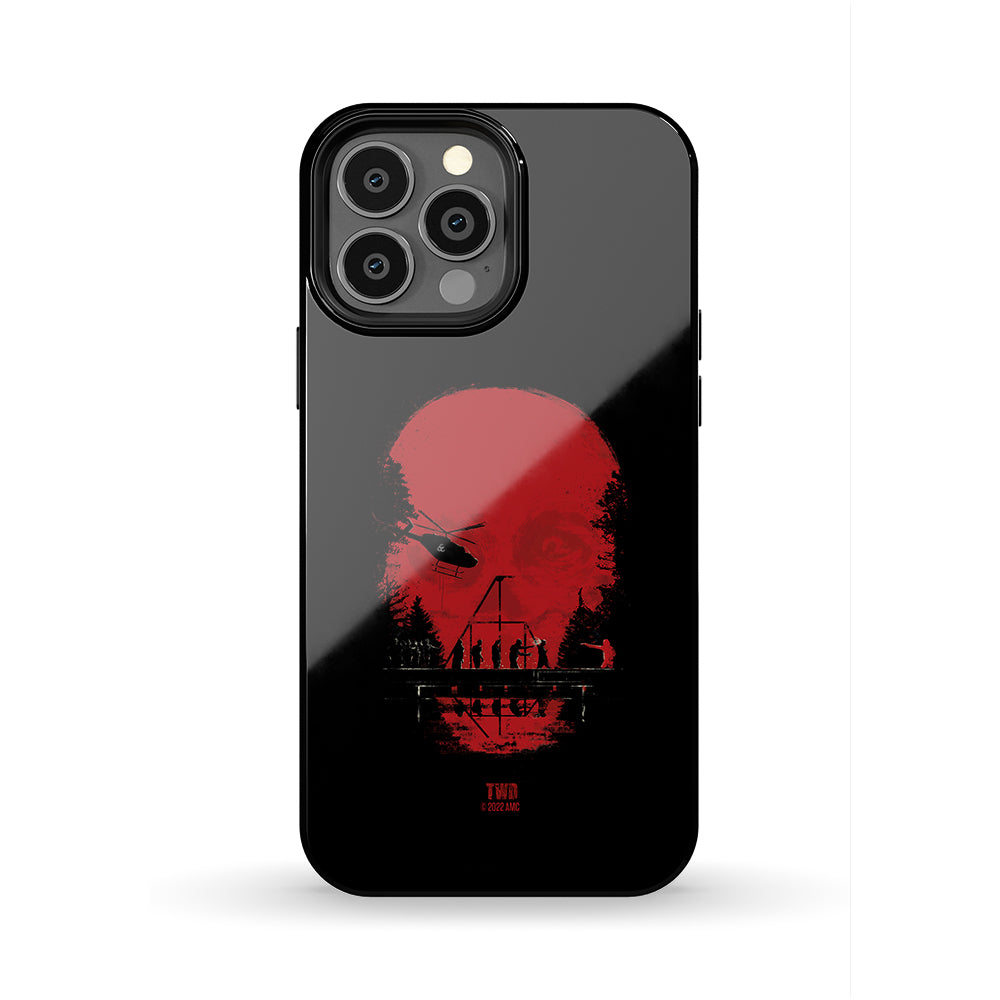 The Walking Dead Skull Tough Phone Case-5