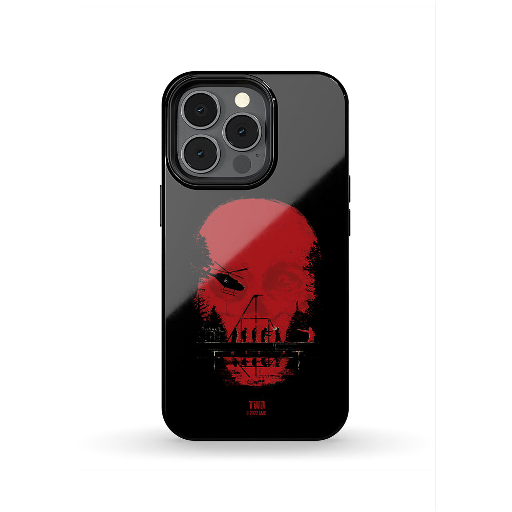 The Walking Dead Skull Tough Phone Case-16