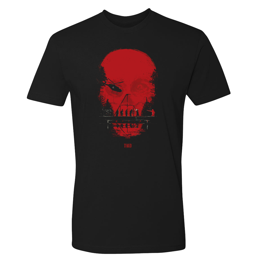 The Walking Dead Skull Adult Short Sleeve T-Shirt-2