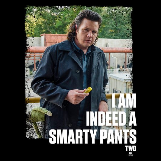 The Walking Dead Eugene Smarty Pants Adult Short Sleeve T-Shirt-1