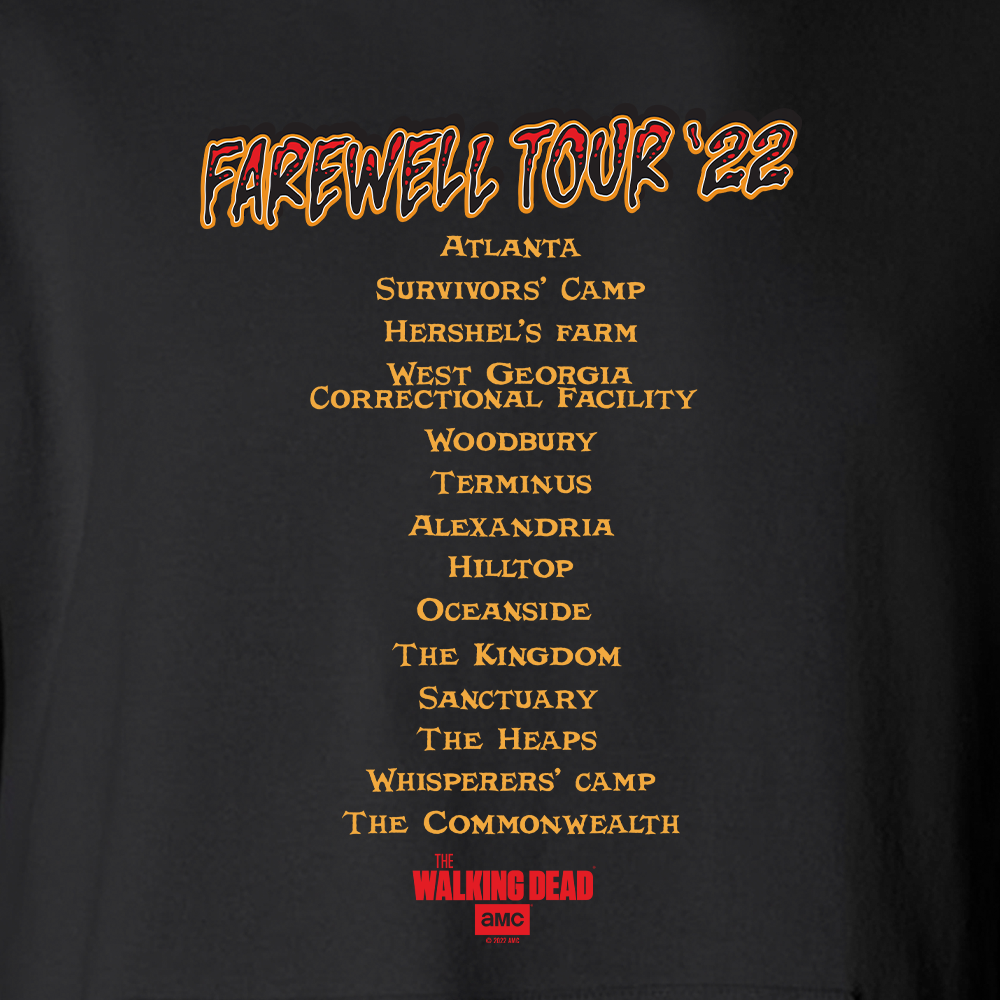 The Walking Dead Farewell Tour Walker Fleece Hooded Sweatshirt