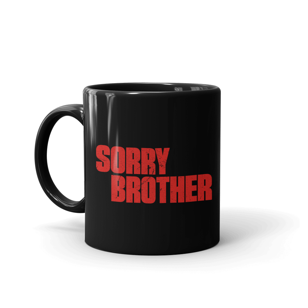 The Walking Dead Sorry Brother Black Mug