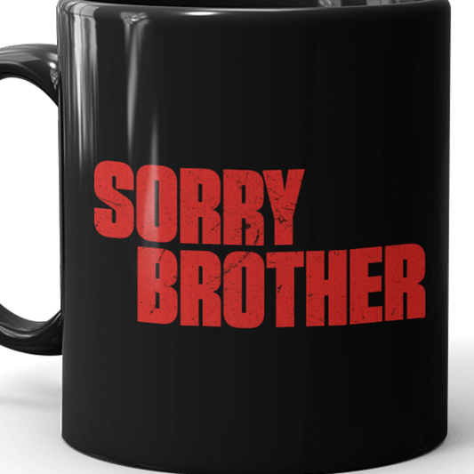The Walking Dead Sorry Brother Black Mug-1