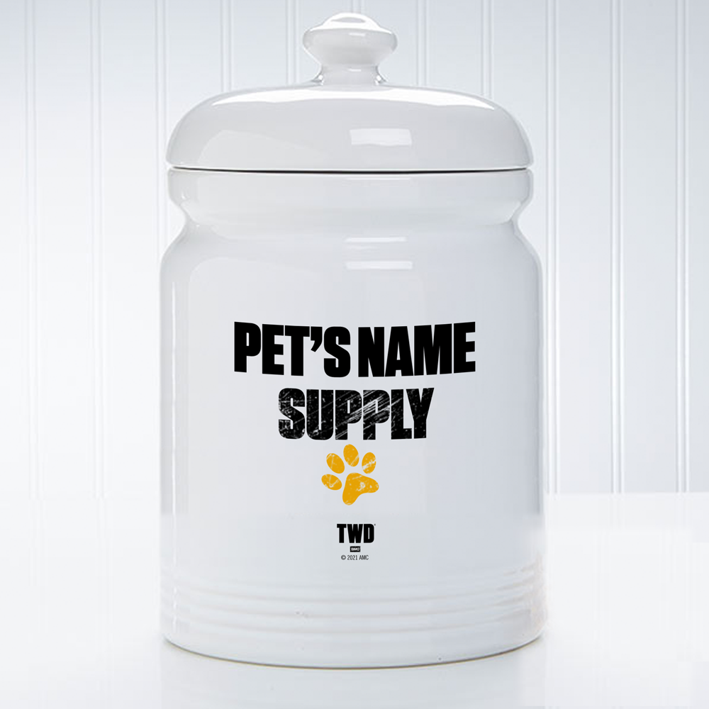 The Walking Dead Personalized Supply Treat Jar