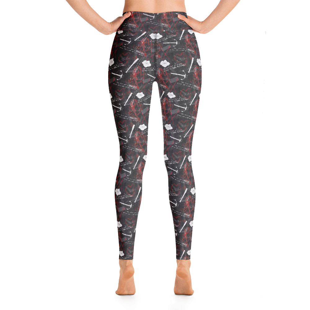 The Walking Dead Survival Women's All-Over Print Yoga Leggings-2