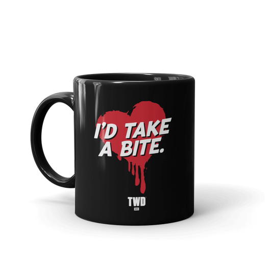 The Walking Dead I'd Take A Bite Black Mug-0