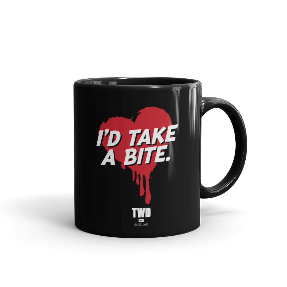 The Walking Dead I'd Take A Bite Black Mug