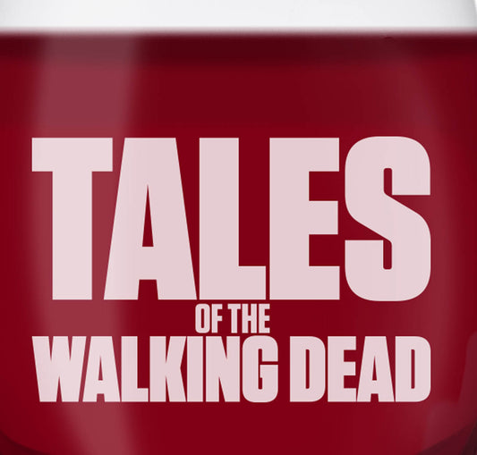 Tales of The Walking Dead Logo Laser Engraved Stemless Wine Glass-1