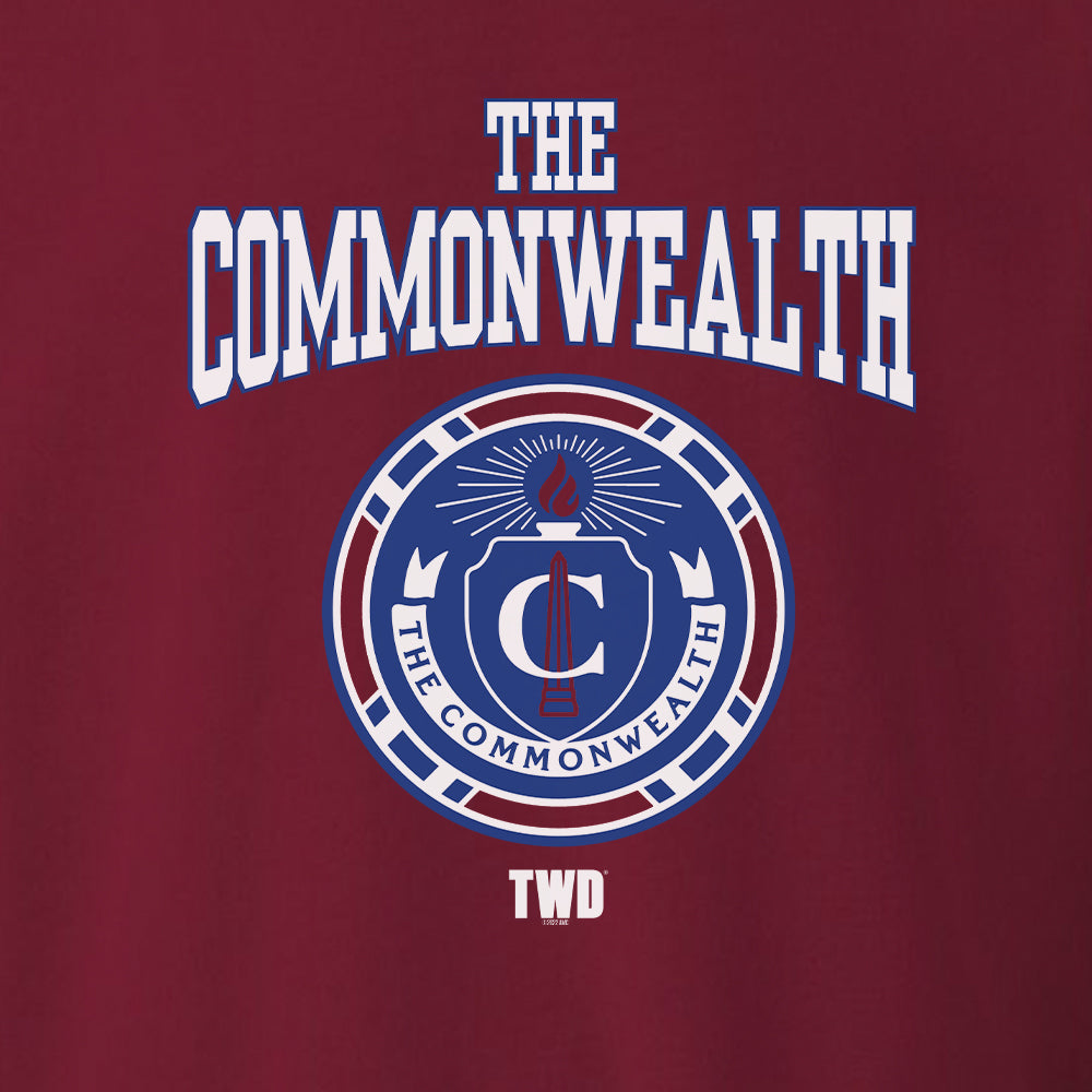 The Walking Dead Commonwealth Collegiate Fleece Crewneck Sweatshirt-1