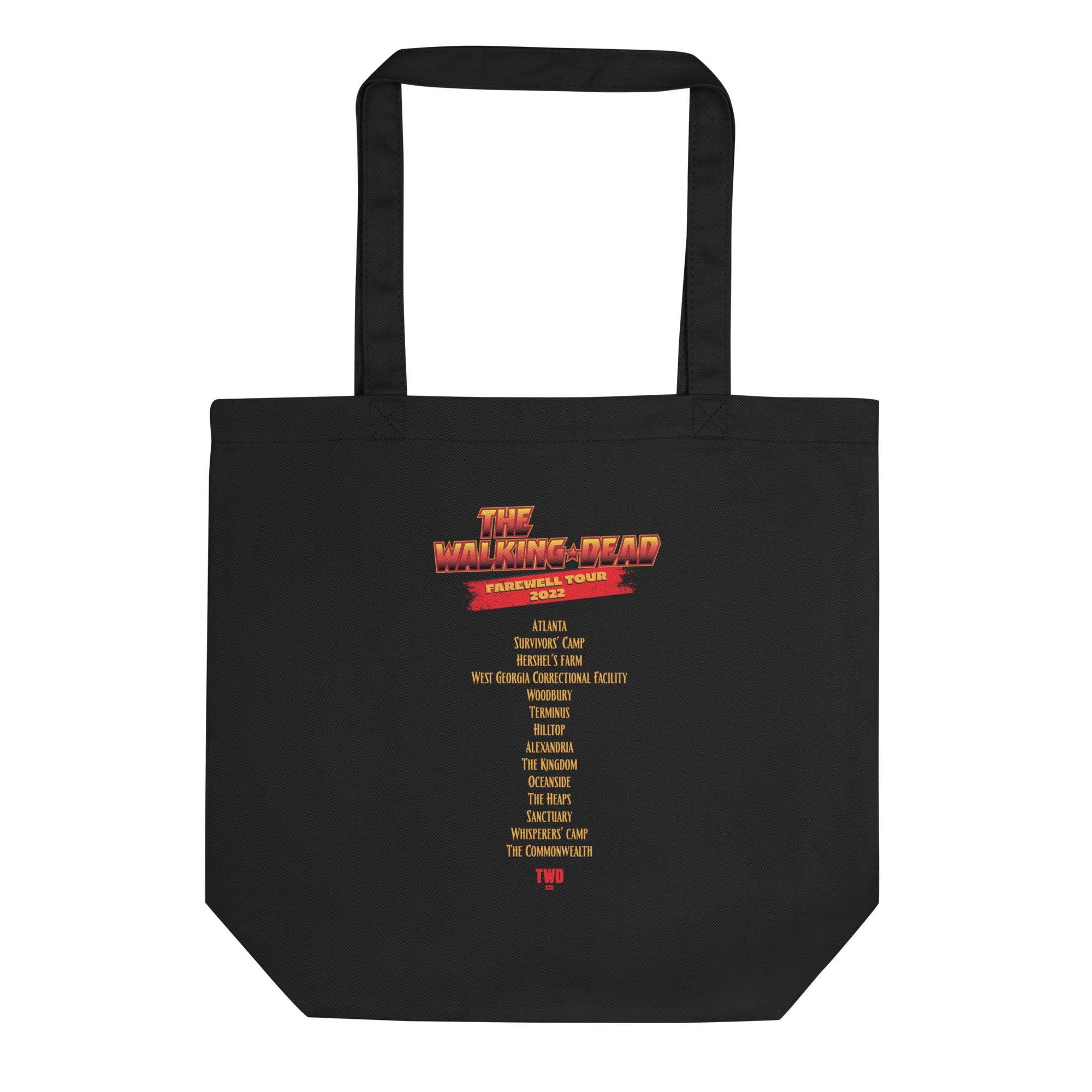 The Walking Dead Farewell Tour Band Eco Tote Bag-1