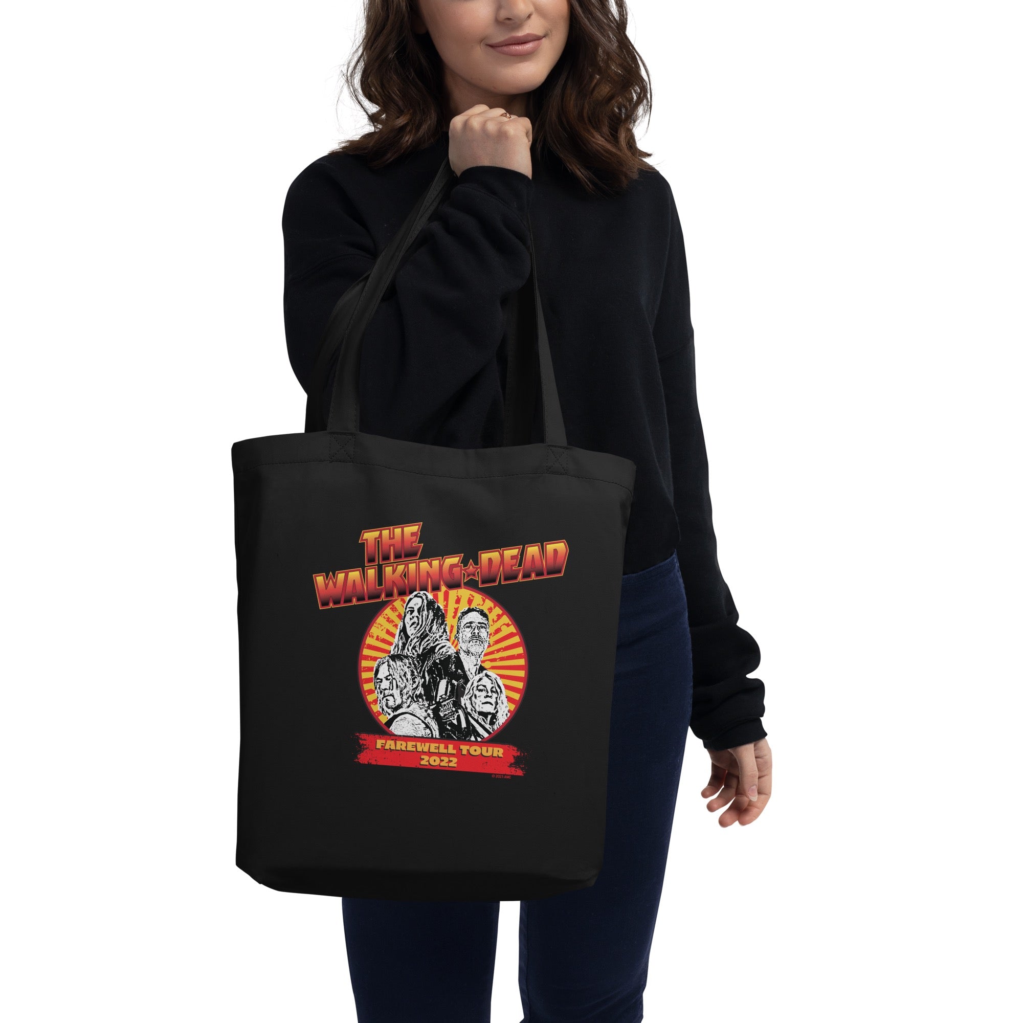 The Walking Dead Farewell Tour Band Eco Tote Bag-4
