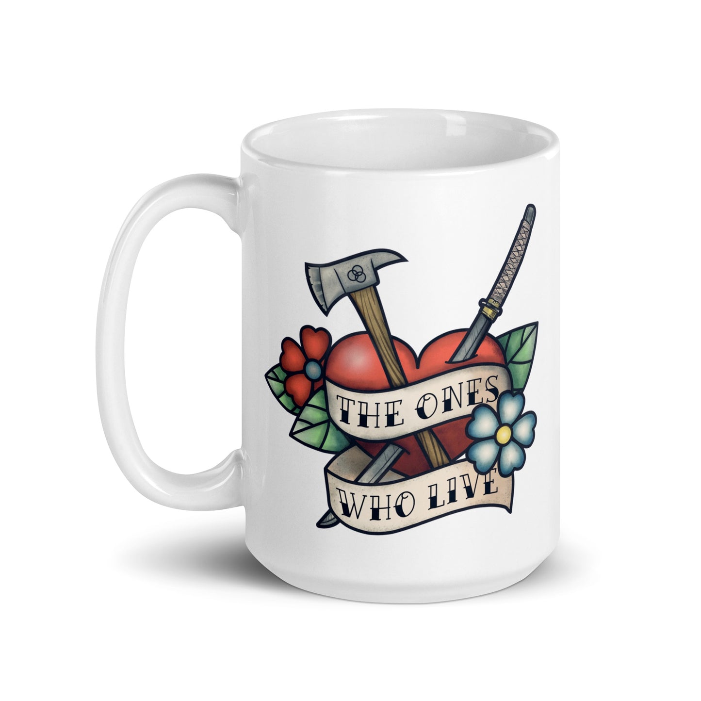 The Walking Dead: The Ones Who Live Heart Mug