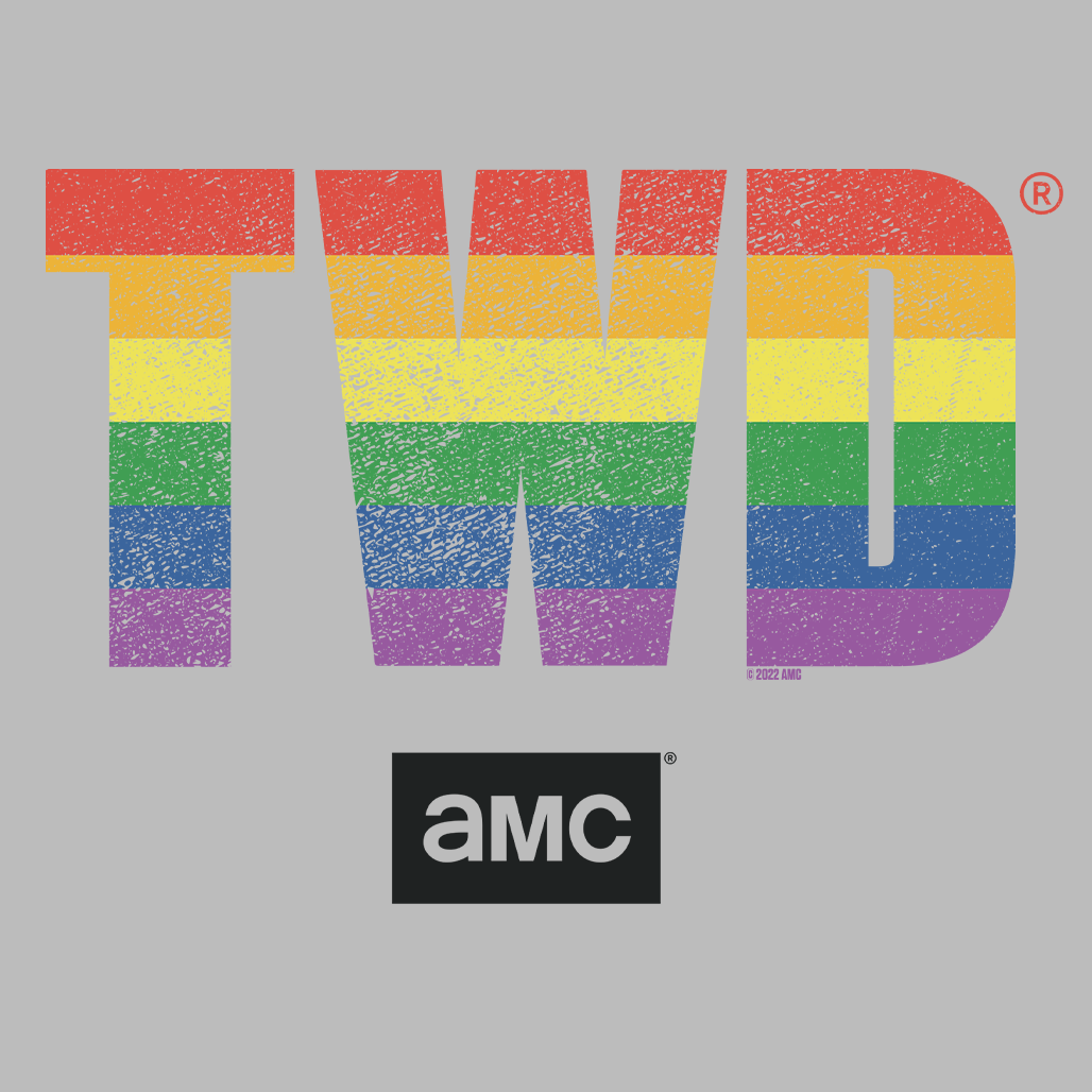The Walking Dead TWD Pride Logo Fleece Hooded Sweatshirt-1