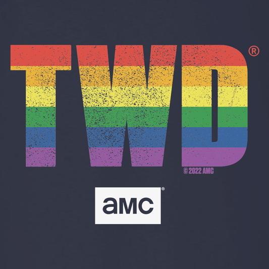 The Walking Dead TWD Pride Logo Adult Long Sleeve T-Shirt-1
