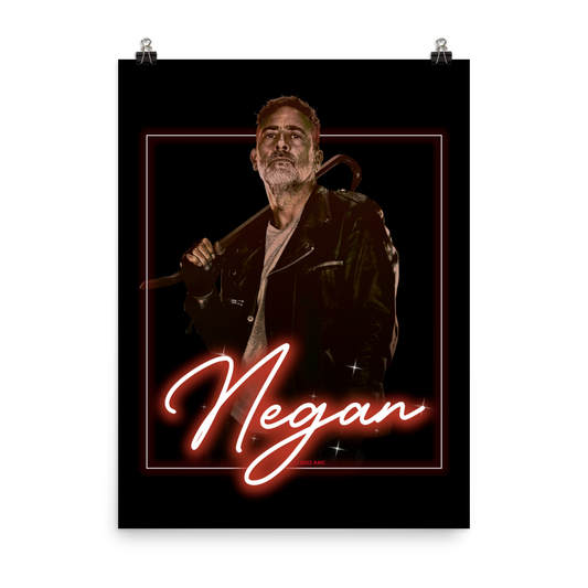 The Walking Dead Vintage Negan Premium Satin Poster-0