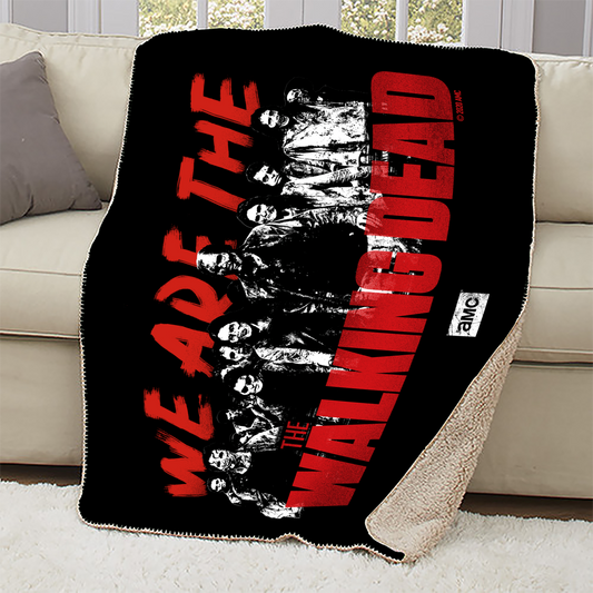 The Walking Dead We Are The Walking Dead Sherpa Blanket-1