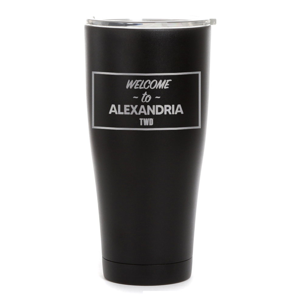 The Walking Dead Welcome to Alexandria Laser Engraved Tumbler-3