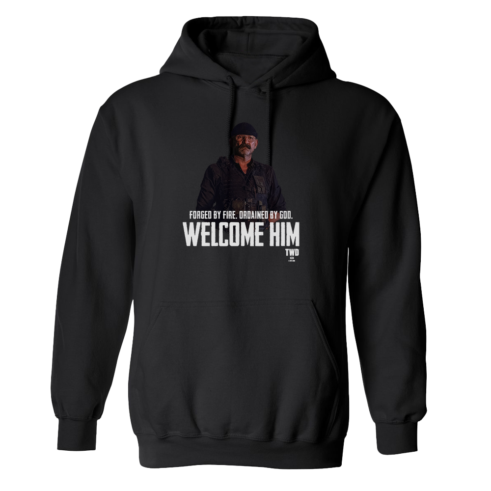 The Walking Dead Welcome Him Fleece Hooded Sweatshirt