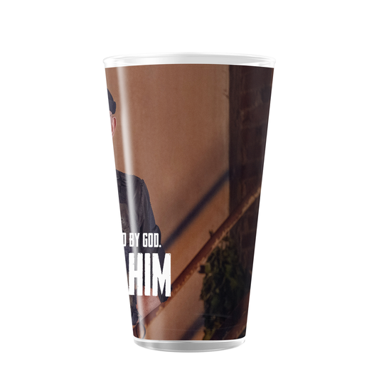 The Walking Dead Welcome Him 17 oz Pint Glass-1