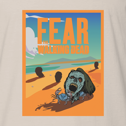 Fear The Walking Dead Walker Heads Adult Short Sleeve T-Shirt-1