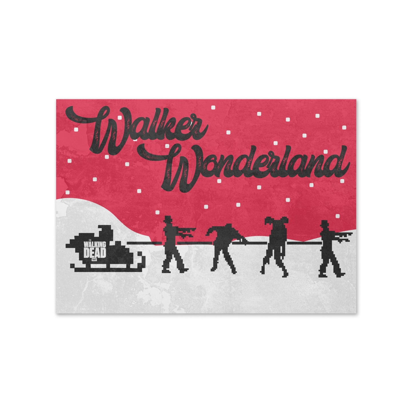 The Walking Dead Walker Wonderland Greeting Card
