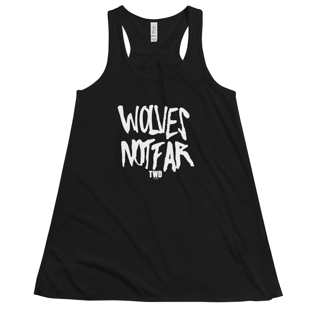 The Walking Dead Wolves Not Far Women's Racerback Tank Top