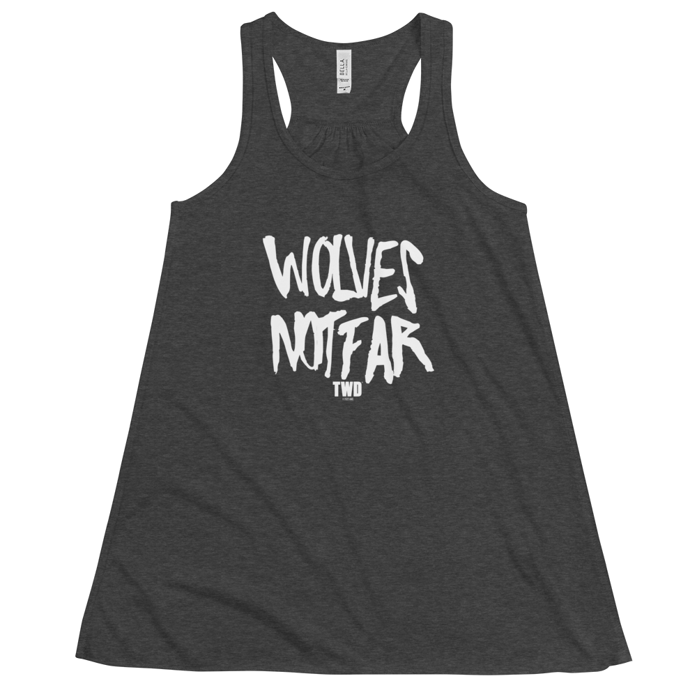 The Walking Dead Wolves Not Far Women's Racerback Tank Top