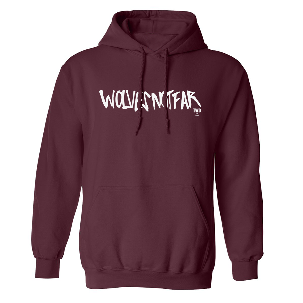The Walking Dead Wolves Not Far Fleece Hooded Sweatshirt