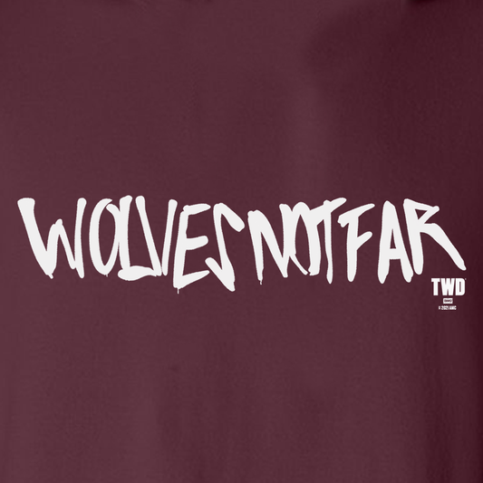 The Walking Dead Wolves Not Far Fleece Hooded Sweatshirt-1