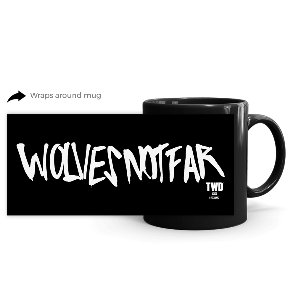 The Walking Dead Wolves Not Far Black Mug