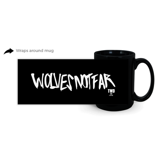 The Walking Dead Wolves Not Far Black Mug-0