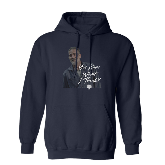 The Walking Dead You Know What I Think Fleece Hooded Sweatshirt-2