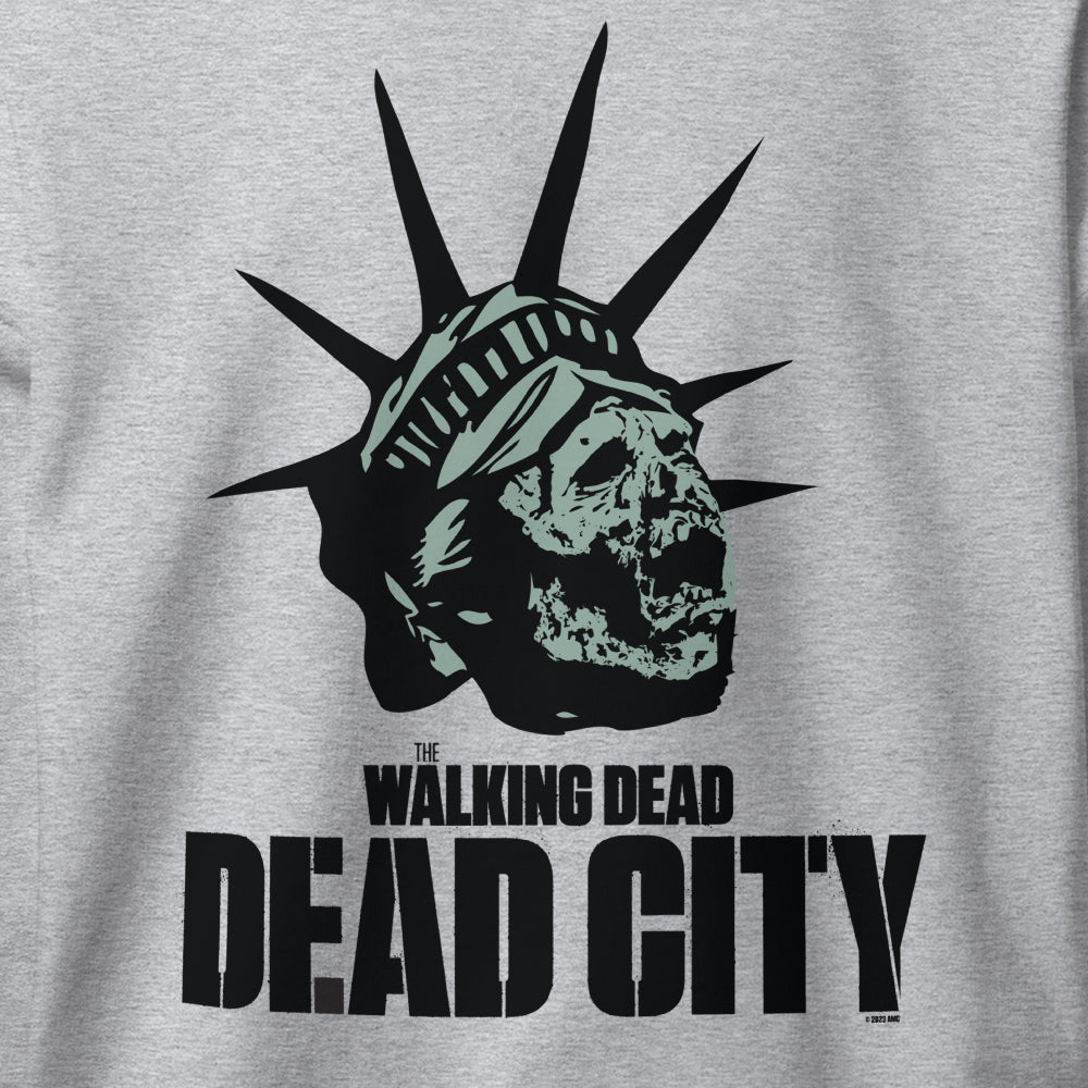Dead City Liberty Zombie Adult Sweatshirt-1