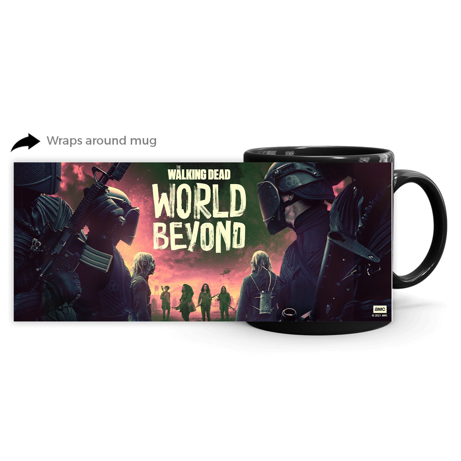The Walking Dead: World Beyond Season 2 Key Art Black Mug-0