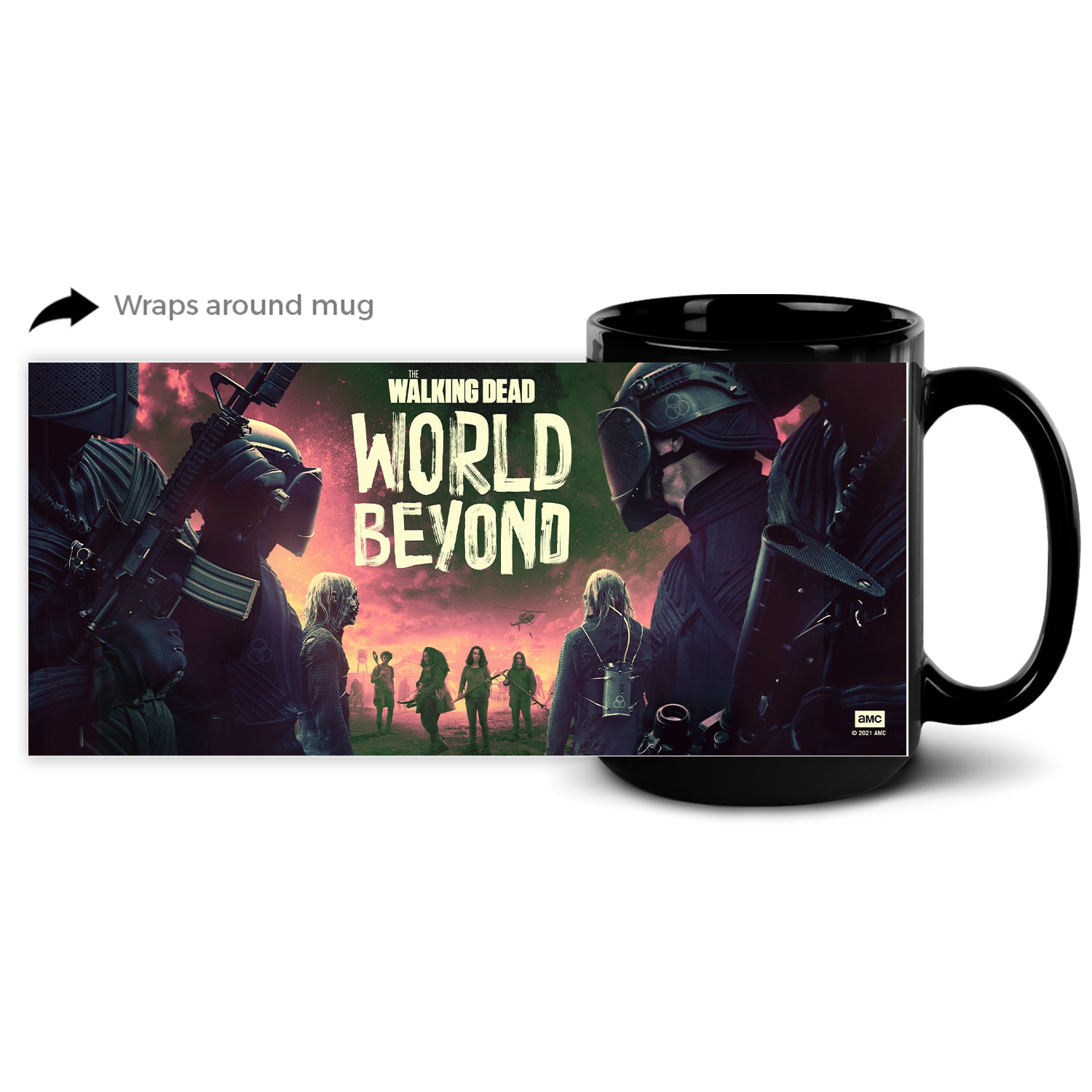 The Walking Dead: World Beyond Season 2 Key Art Black Mug-2