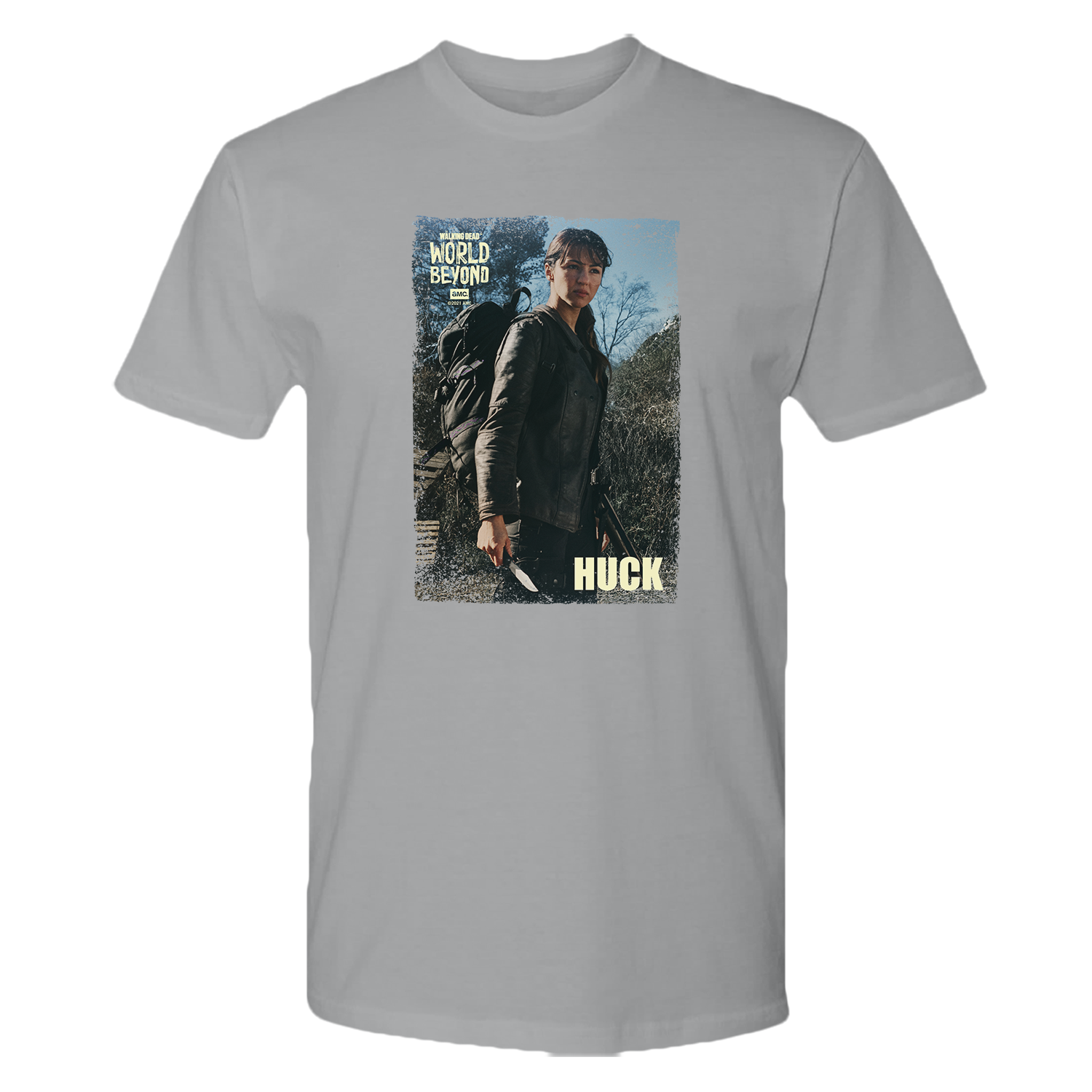 The Walking Dead: World Beyond Huck Adult Short Sleeve T-Shirt-2