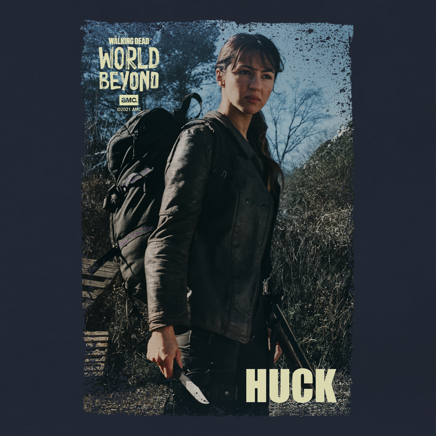 The Walking Dead: World Beyond Huck Adult Short Sleeve T-Shirt-1