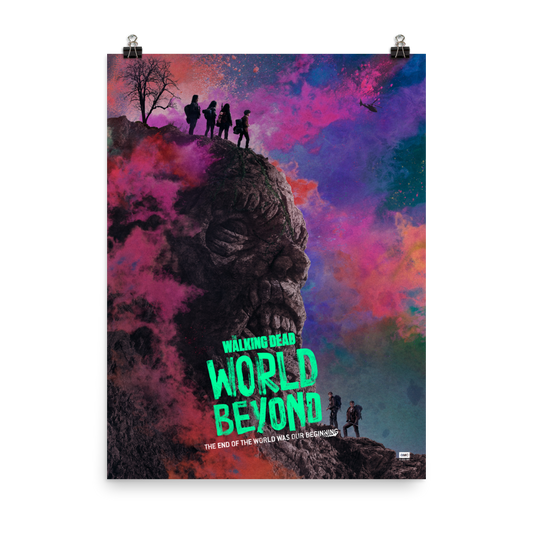 The Walking Dead: World Beyond Season 1 Art Premium Satin Poster