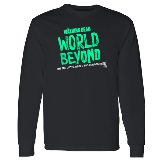 The Walking Dead: World Beyond Season 1 Logo Adult Long Sleeve T-Shirt-0