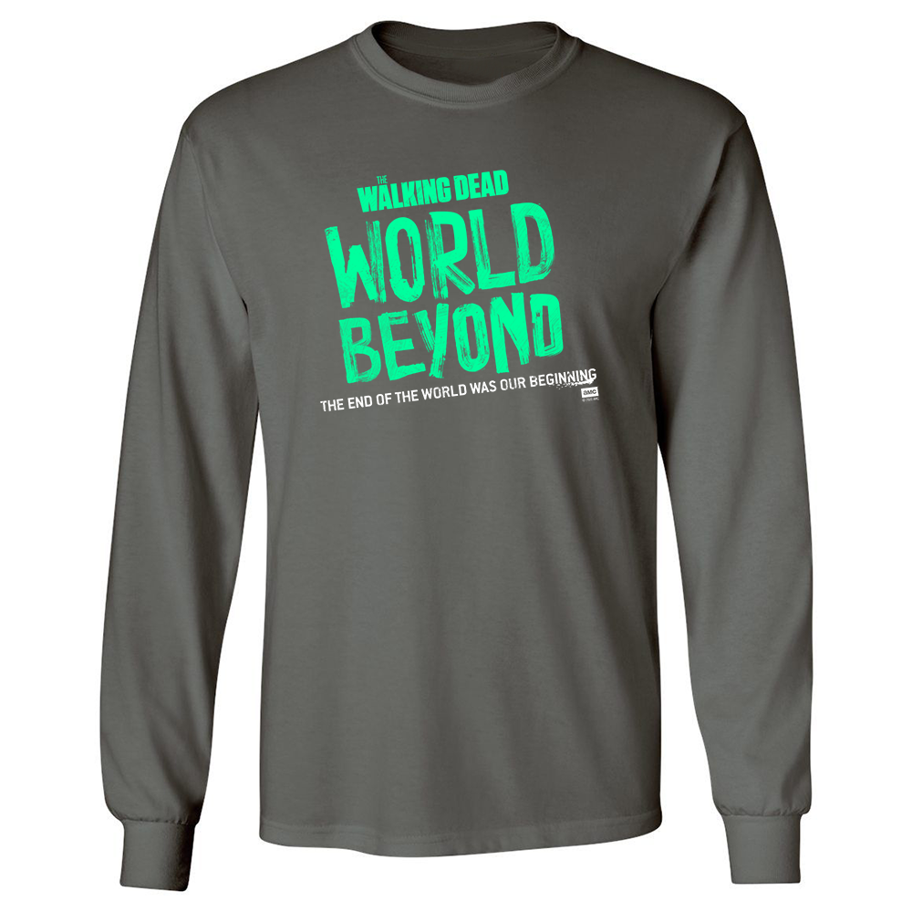 The Walking Dead: World Beyond Season 1 Logo Adult Long Sleeve T-Shirt-2