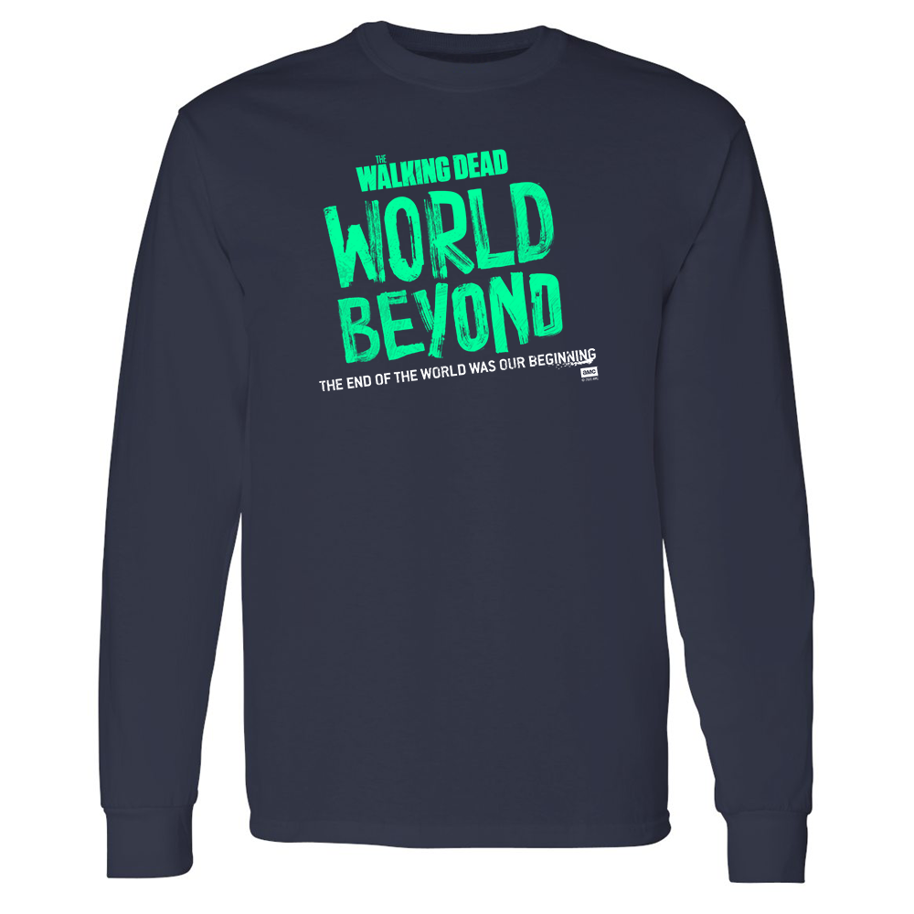 The Walking Dead: World Beyond Season 1 Logo Adult Long Sleeve T-Shirt-3