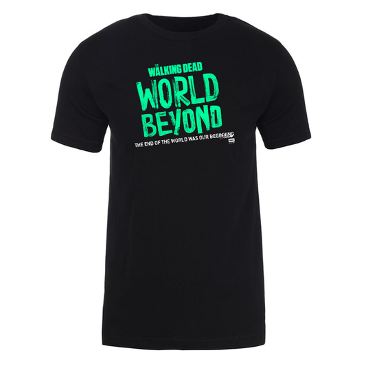 The Walking Dead: World Beyond Season 1 Logo Adult Short Sleeve T-Shirt-0