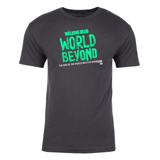 The Walking Dead: World Beyond Season 1 Logo Adult Short Sleeve T-Shirt-2