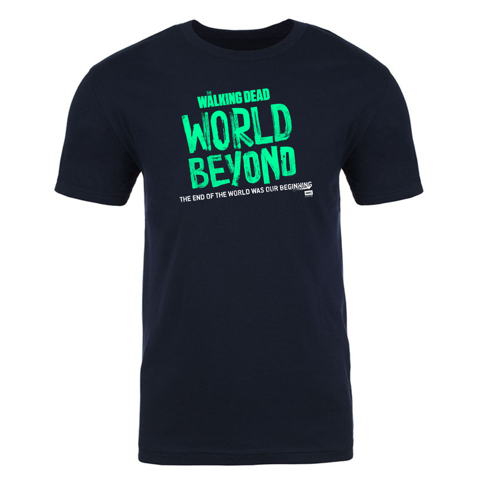 The Walking Dead: World Beyond Season 1 Logo Adult Short Sleeve T-Shirt-3