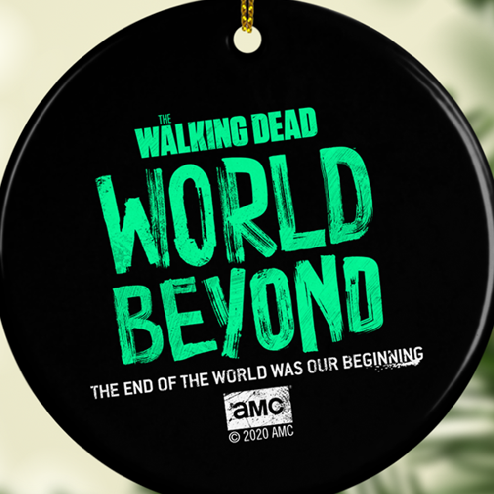 The Walking Dead: World Beyond Season 1 Logo Double-Sided Ornament-2