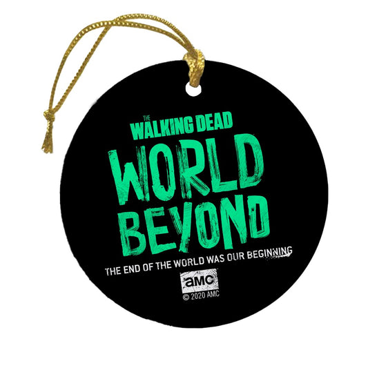 The Walking Dead: World Beyond Season 1 Logo Double-Sided Ornament-0