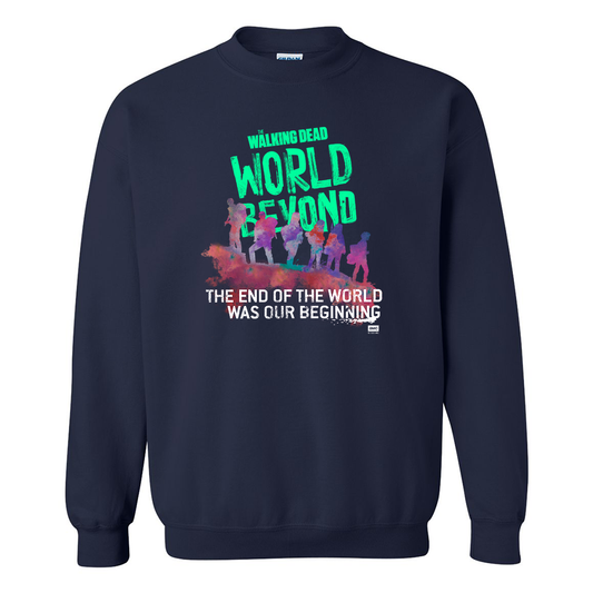 The Walking Dead: World Beyond Season 1 Quote Fleece Crewneck Sweatshirt-3